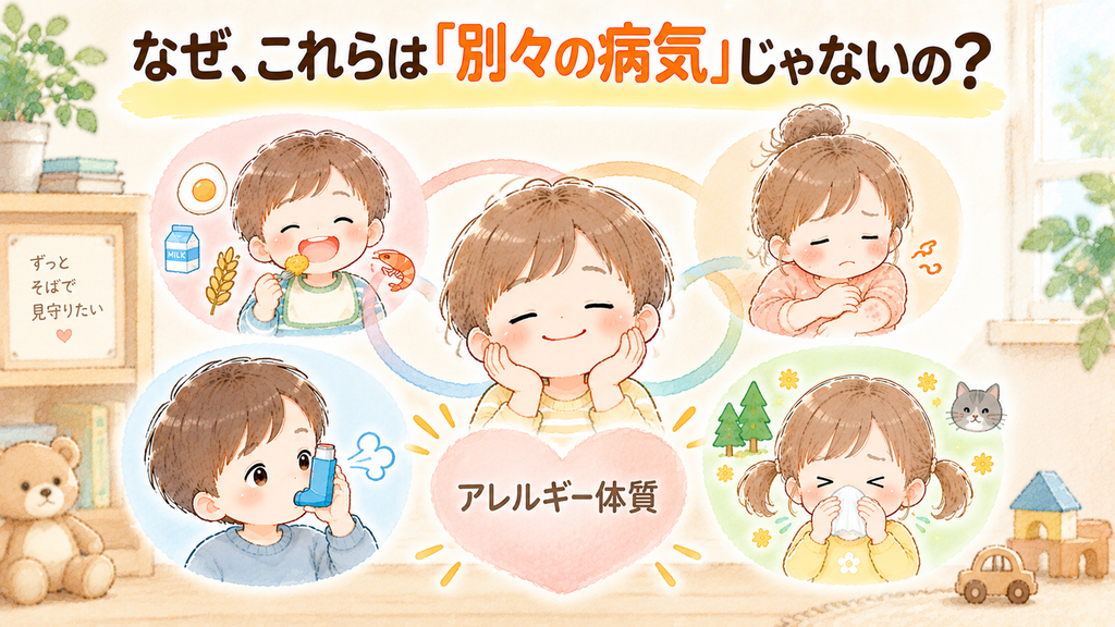 アレルギーは同じ体質でつながっている