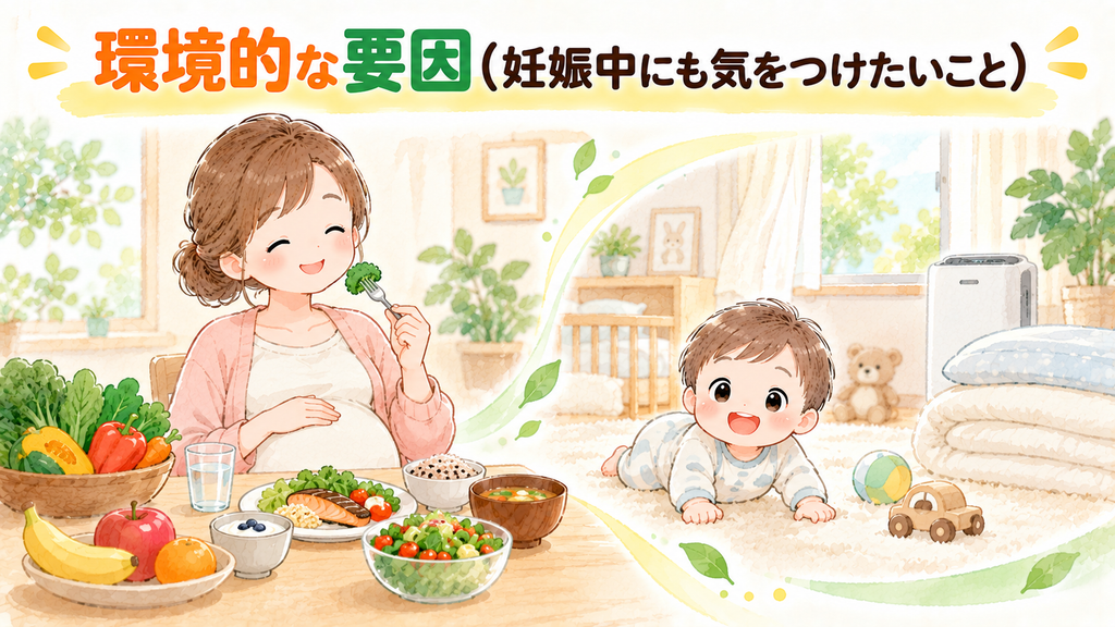 環境的な要因（妊娠中にも気を付けたいこと）