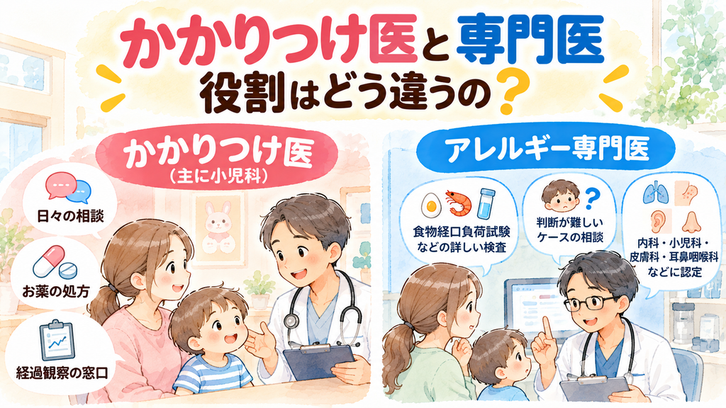 かかりつけ医と専門医、役割はどう違うの？