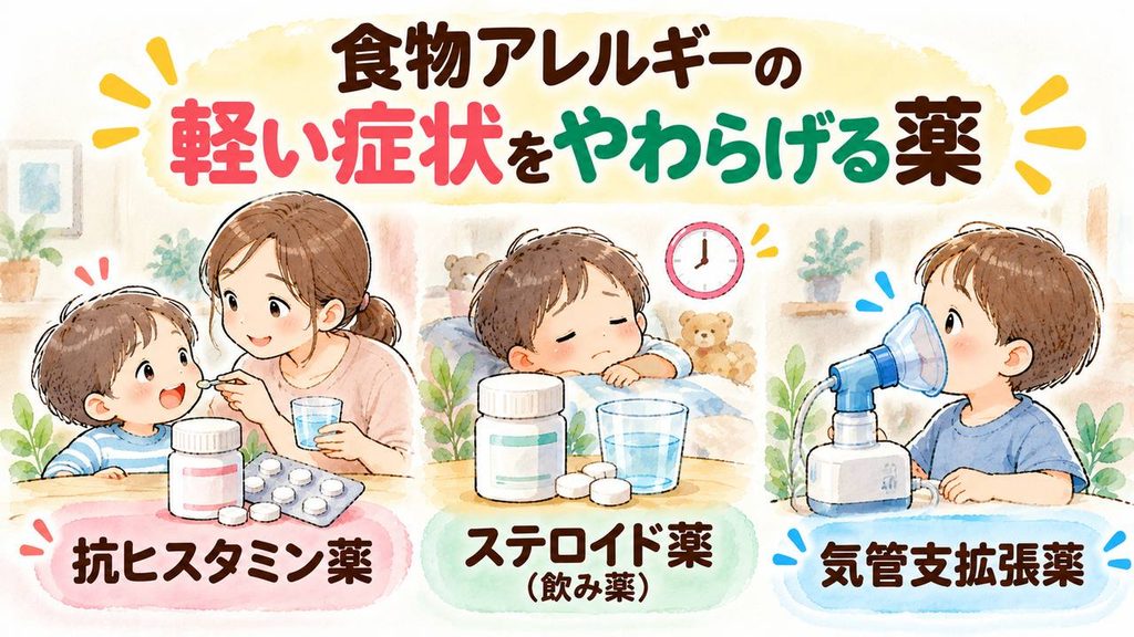 アレルギーの症状をやわらげる薬
