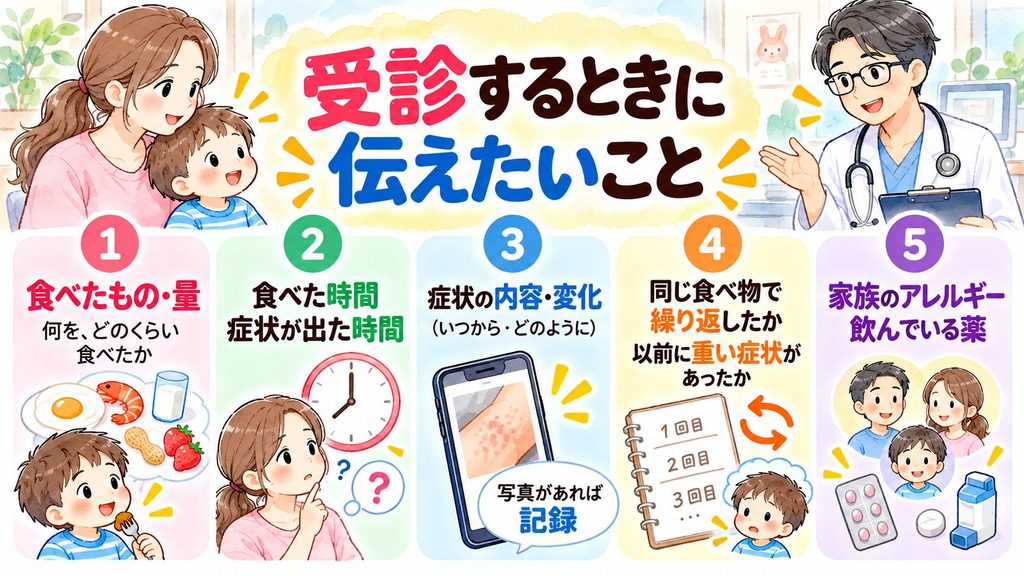受診するときに伝えたいこと