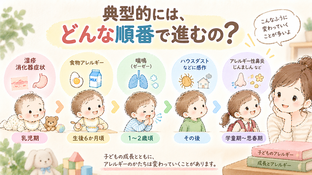 典型的には、どんな順番で進むの？