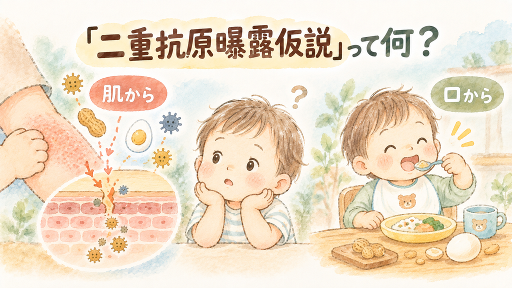 二重抗原曝露仮説ってなに？