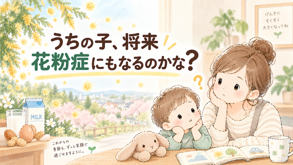 うちの子、将来花粉症にもなるのかな?