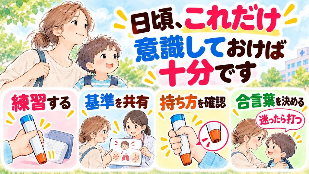 日頃の備えは、この4つ