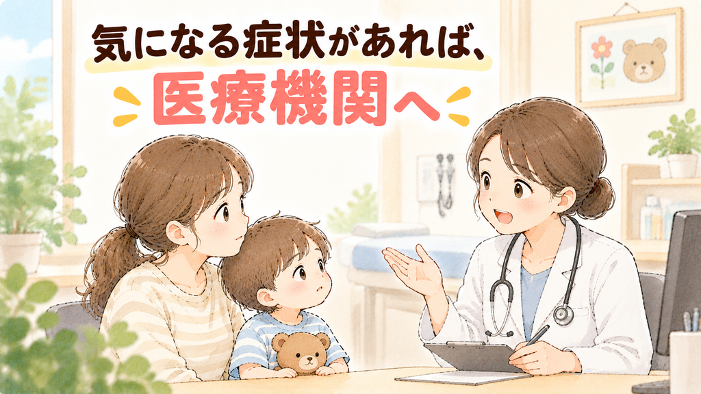 早めの受診を心がけましょう