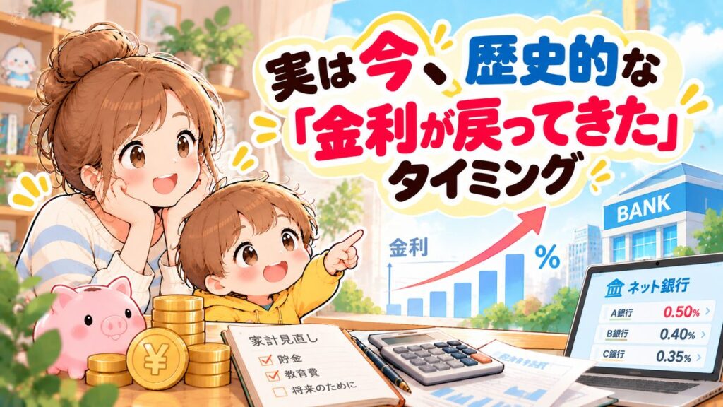 実は今、歴史的な「金利が戻ってきた」タイミング