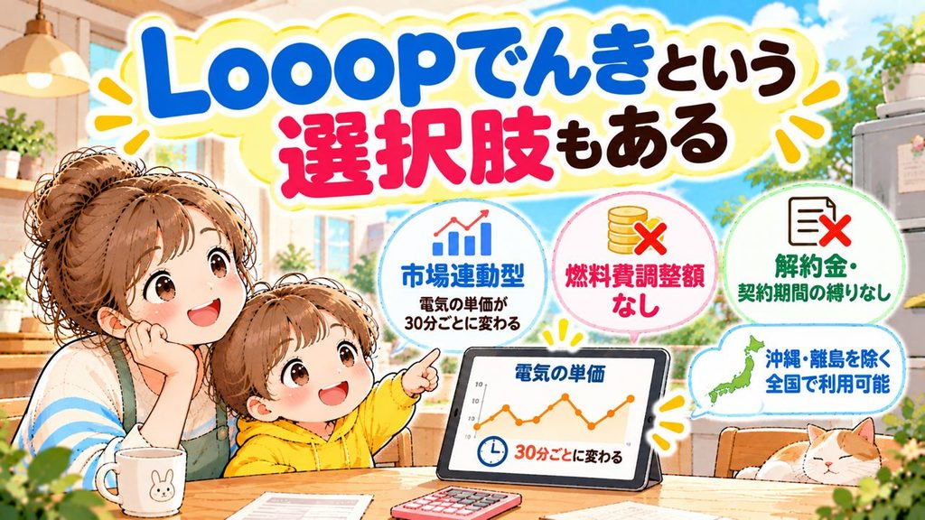 Looopでんきという選択肢もある