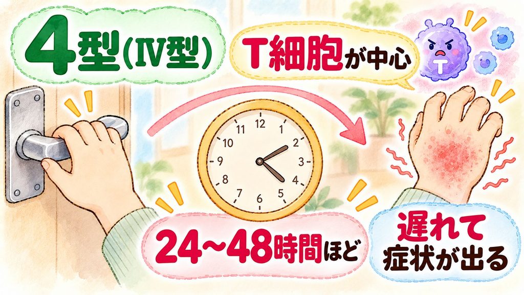 ゆっくり症状が出る「遅延型」