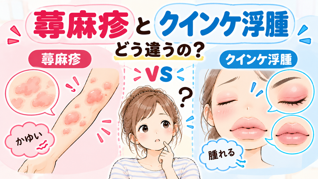 蕁麻疹との違い
