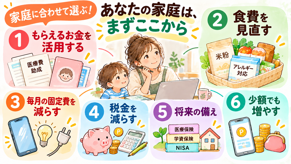 あなたの家庭はまずここから始めましょう