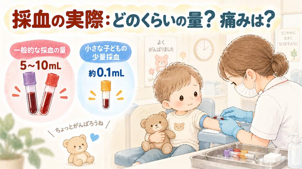 採決の実際：どのくらいの量？痛みは？