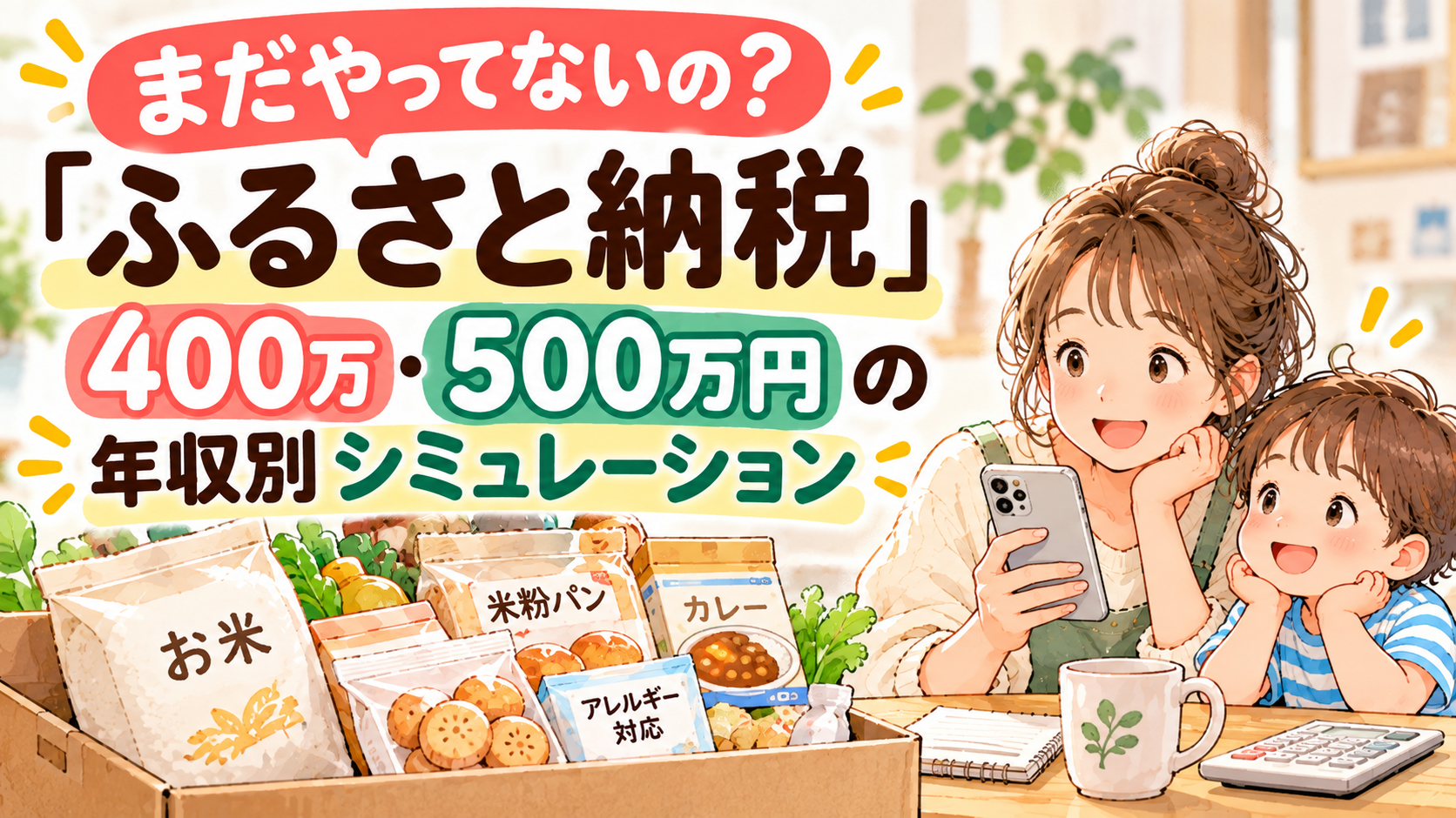 まだやってないの？「ふるさと納税」400万・500万円の年収別シミュレーション