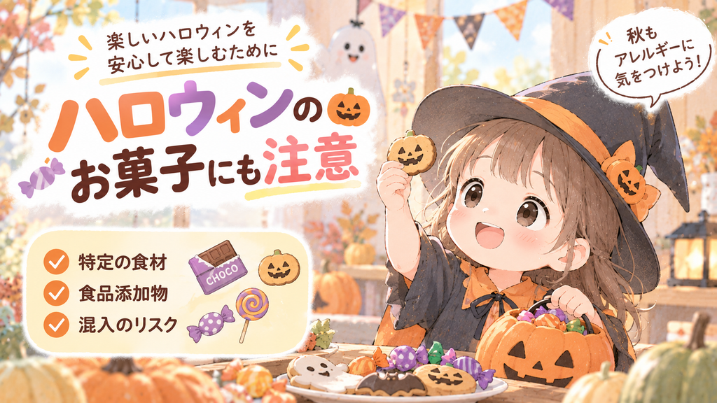 ハロウィンのお菓子にも注意