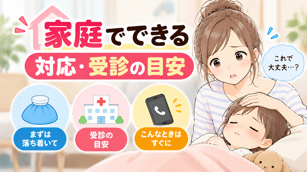 家庭でできる対応・受診の目安