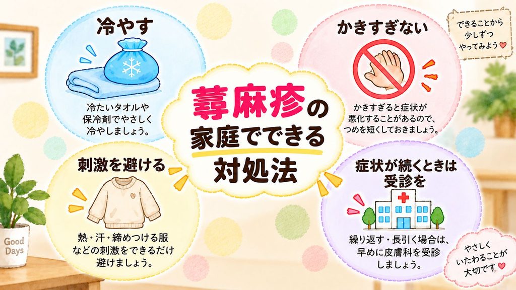 まずは応急処置をしましょう